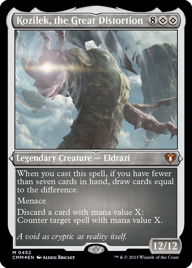 Kozilek, the Great Distortion card front