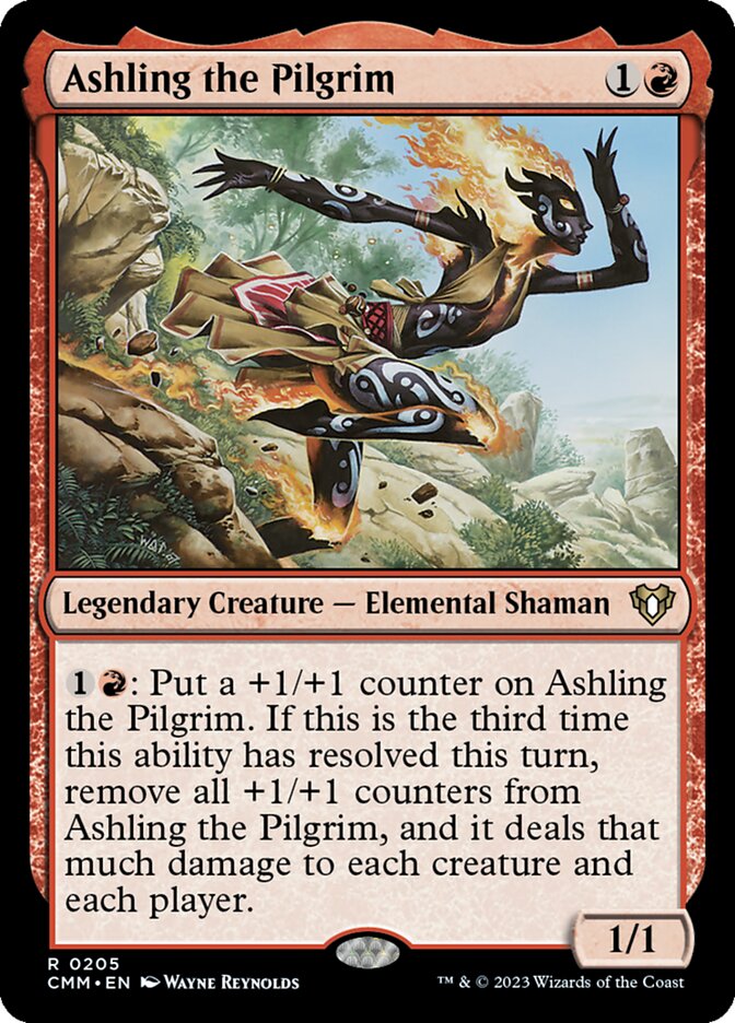 Ashling the Pilgrim card front