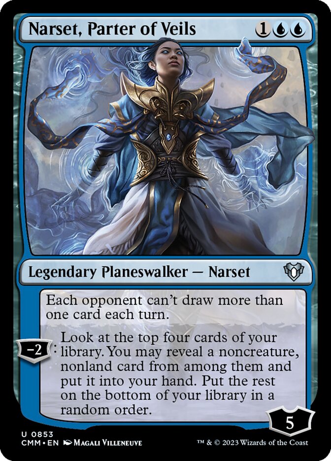 Narset, Parter of Veils card front