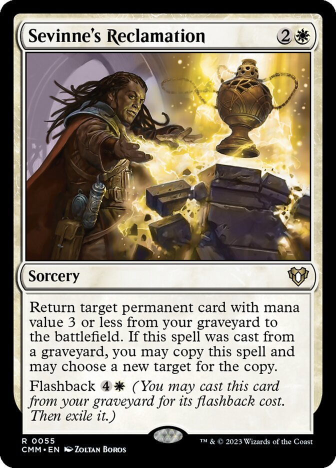 Sevinne's Reclamation card front