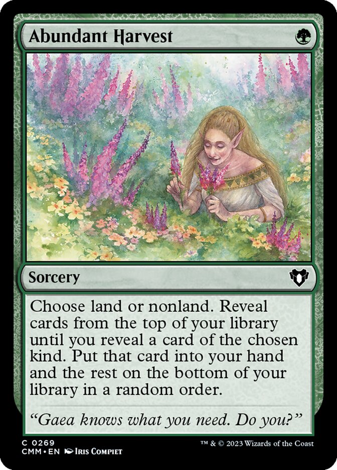 Abundant Harvest card front