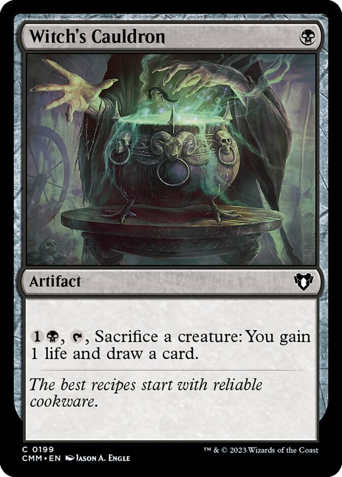 Witch's Cauldron card front