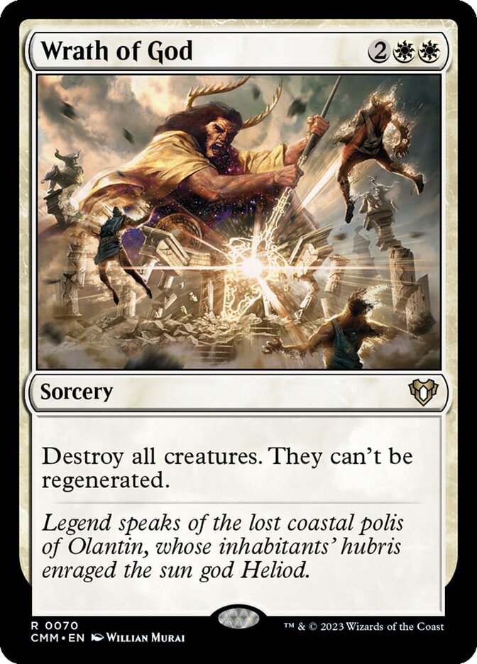 Wrath of God card front