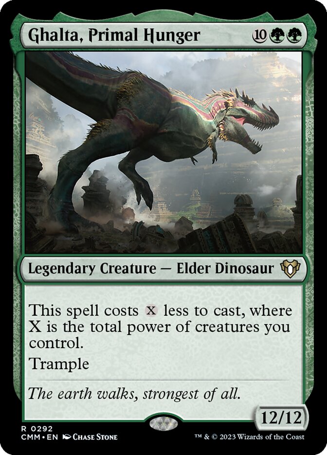 Ghalta, Primal Hunger card front