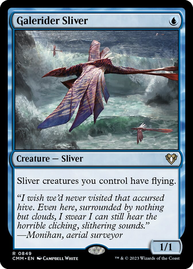 Galerider Sliver card front