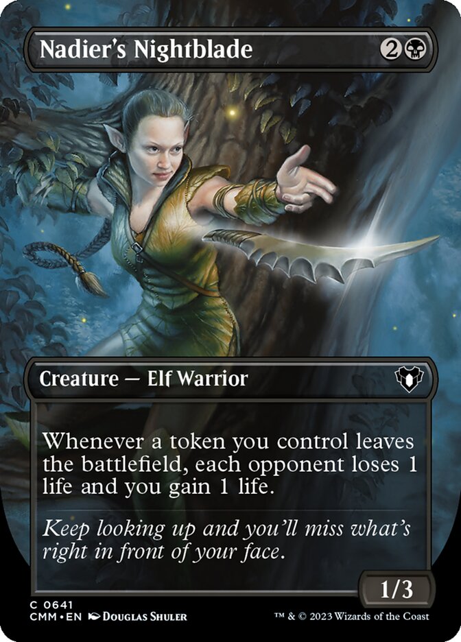 Nadier's Nightblade card front