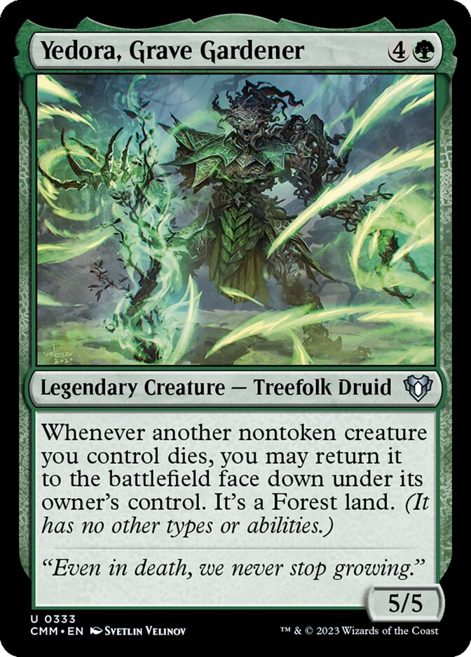 Yedora, Grave Gardener card front