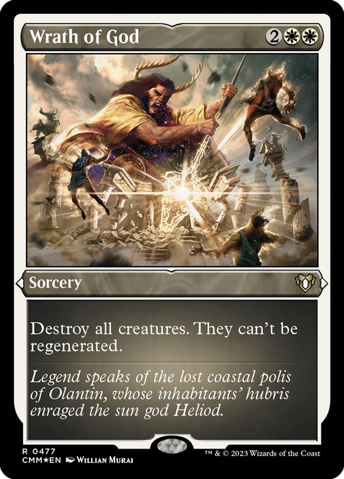 Wrath of God card front