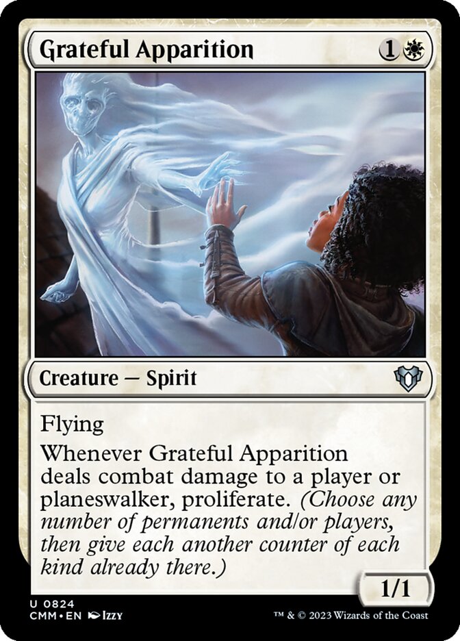 Grateful Apparition card front