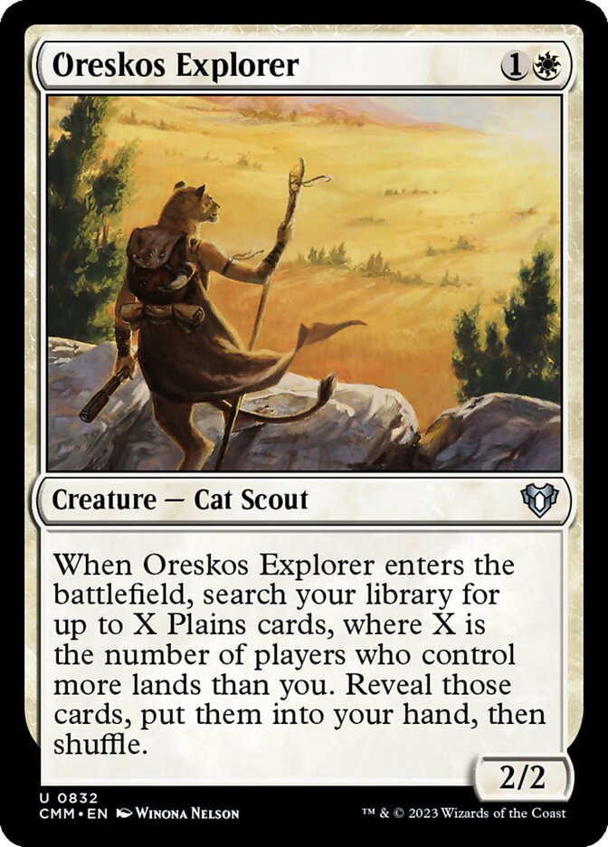 Oreskos Explorer card front