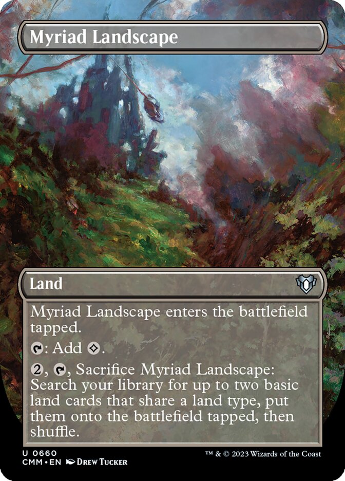 Myriad Landscape card front