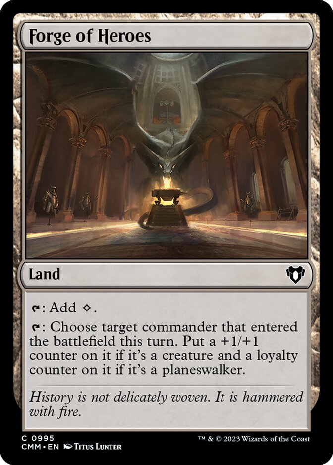 Forge of Heroes card front