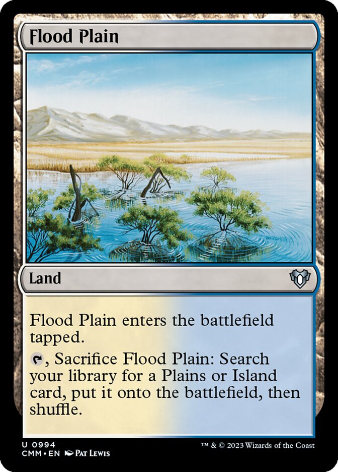 Flood Plain card front
