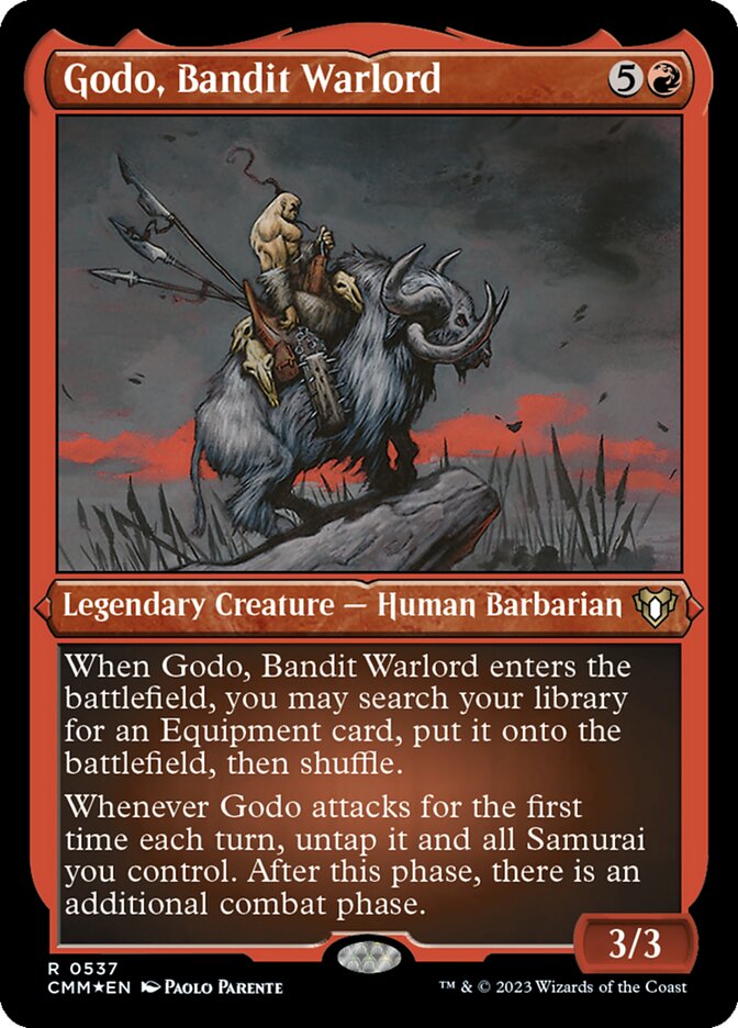 Godo, Bandit Warlord card front