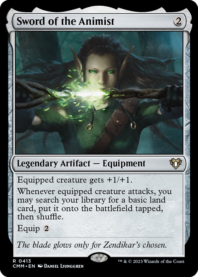 Sword of the Animist card front