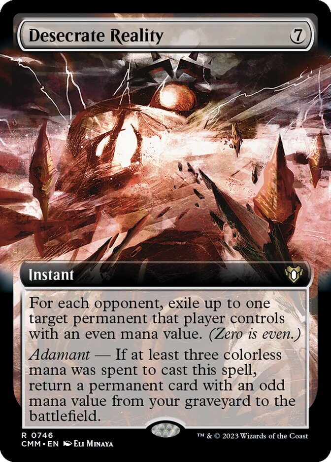 Desecrate Reality card front
