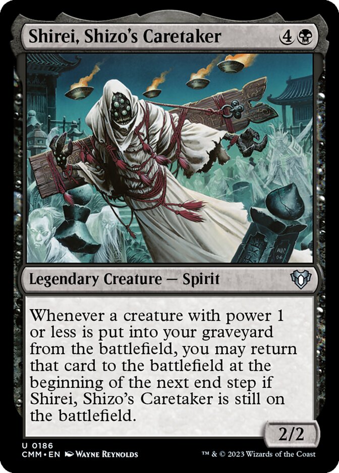 Shirei, Shizo's Caretaker card front
