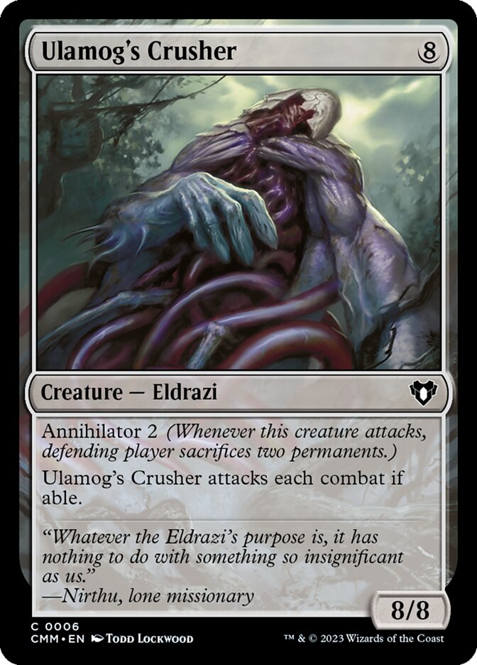 Ulamog's Crusher card front