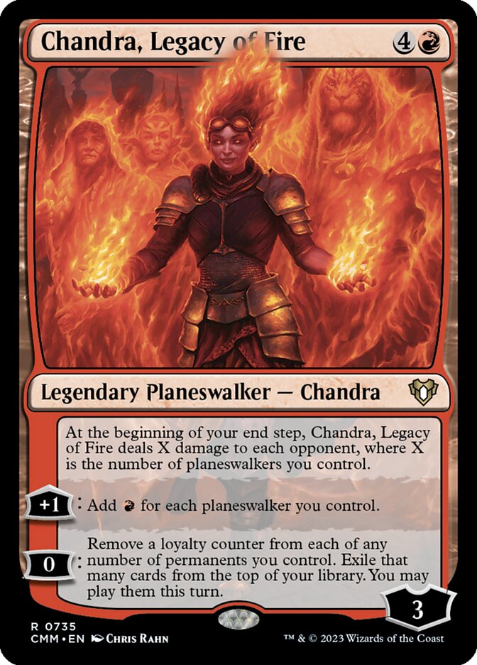 Chandra, Legacy of Fire card front