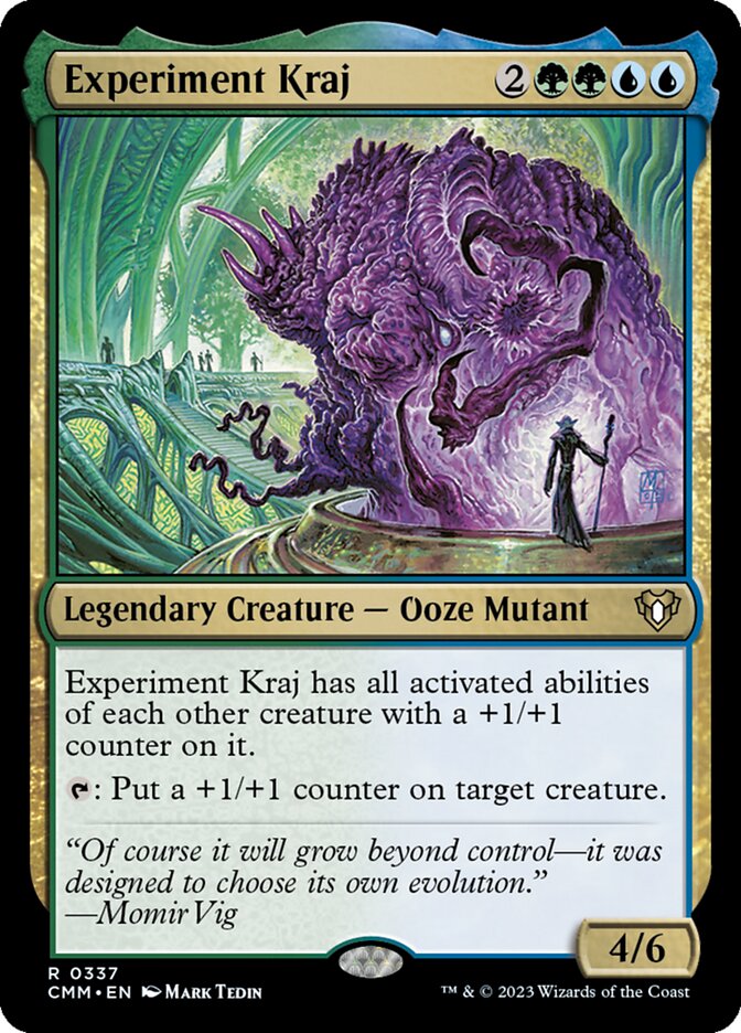 Experiment Kraj card front