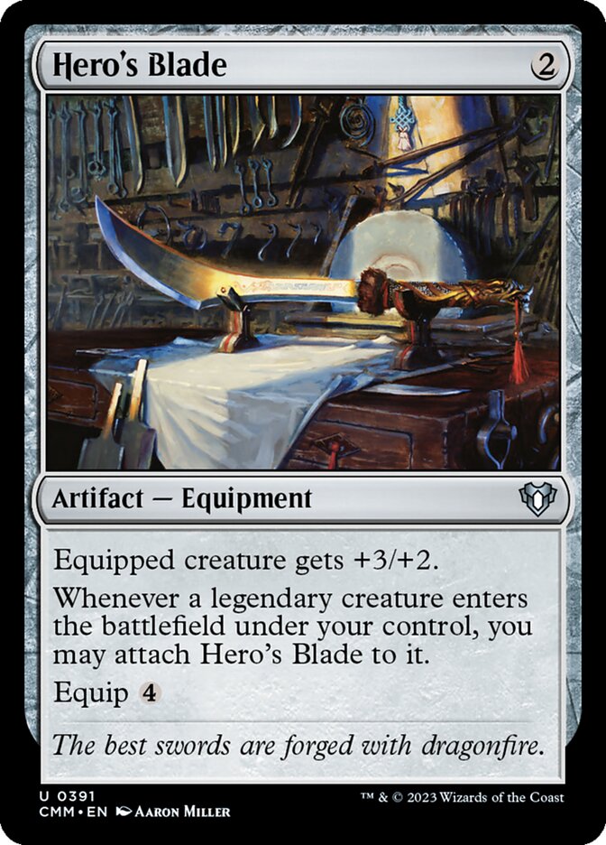 Hero's Blade card front