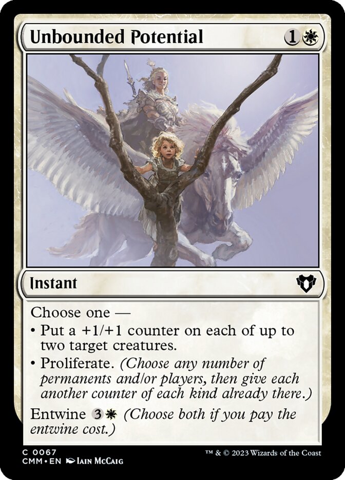 Unbounded Potential card front