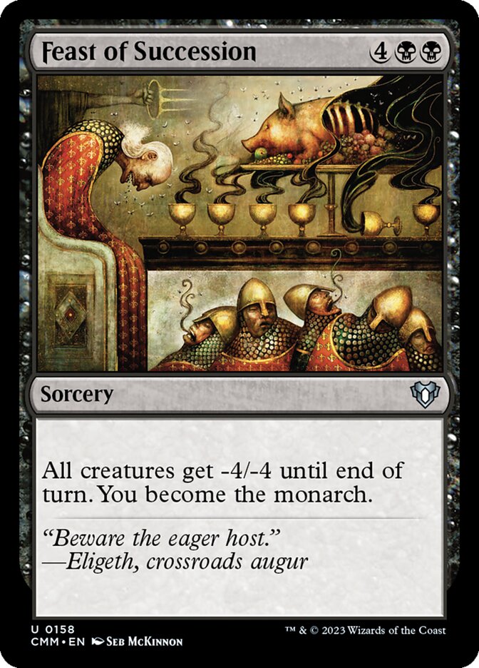 Feast of Succession card front