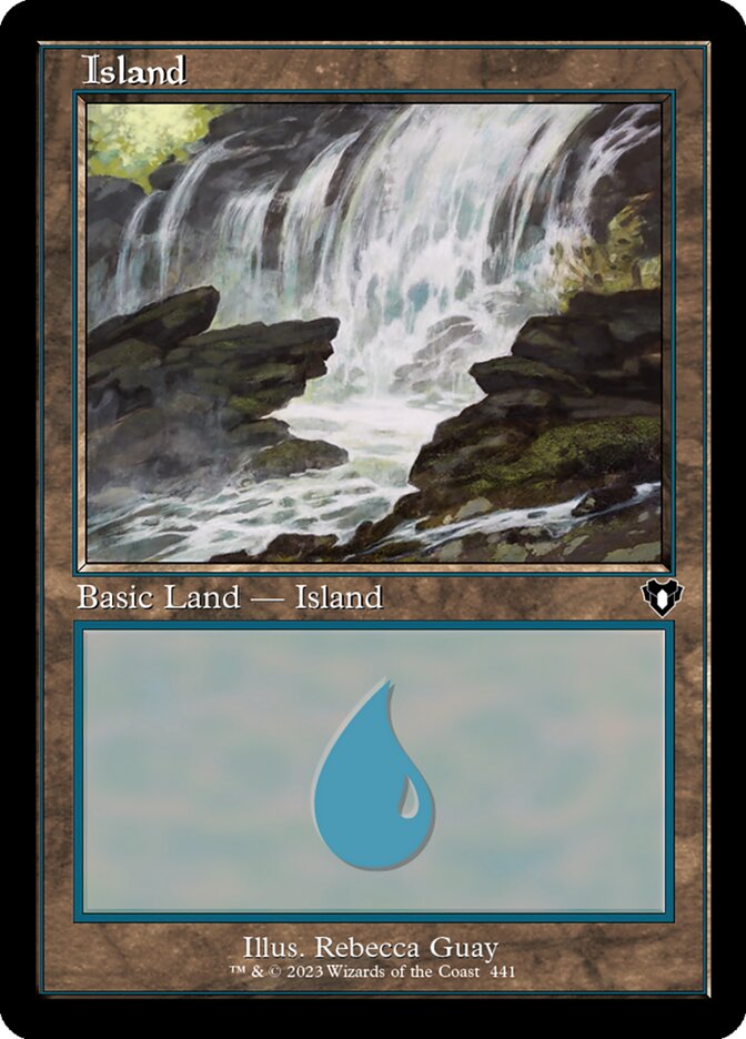Island card front