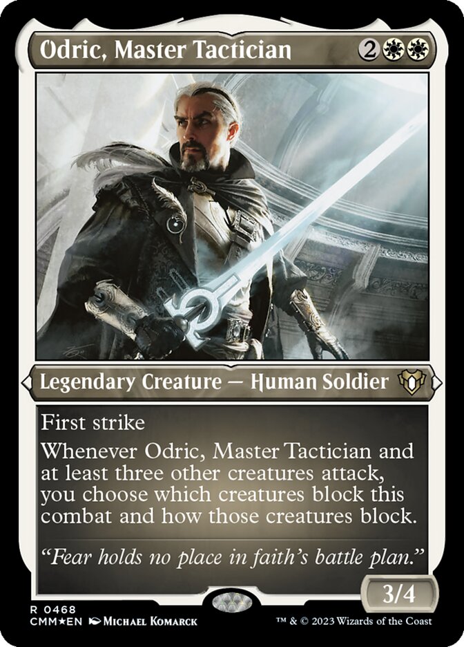 Odric, Master Tactician card front