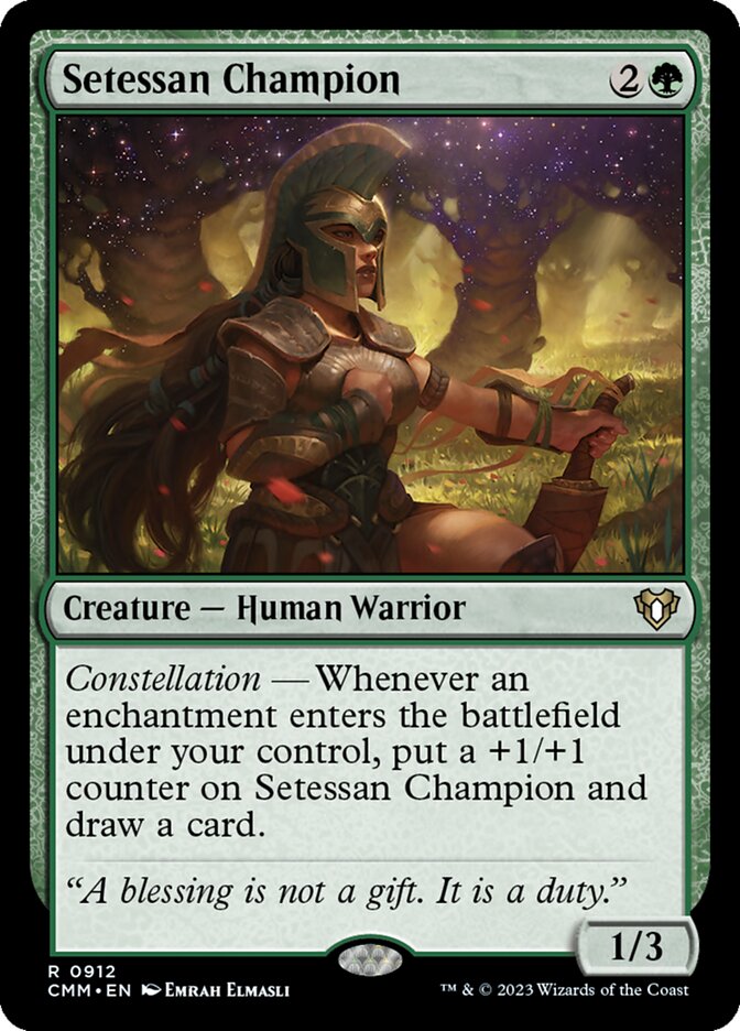 Setessan Champion card front