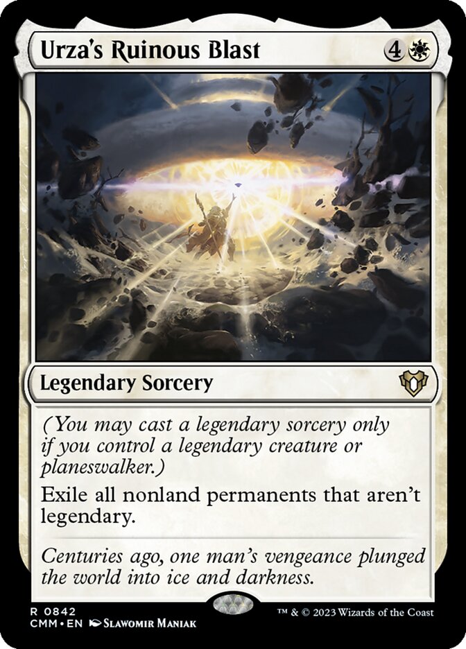 Urza's Ruinous Blast card front