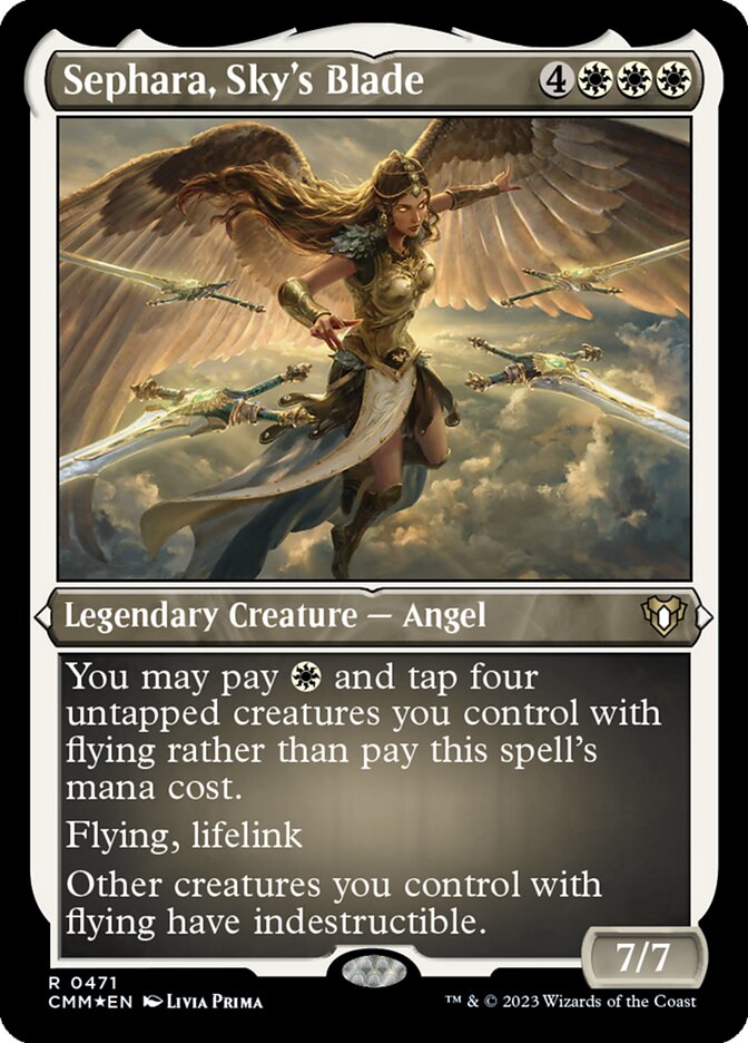 Sephara, Sky's Blade card front