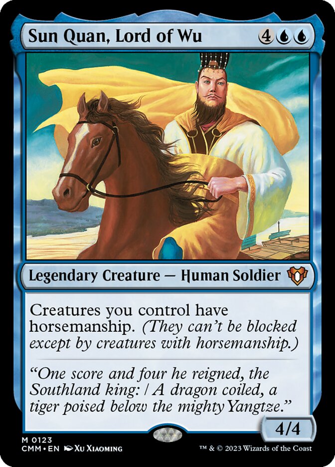 Sun Quan, Lord of Wu card front