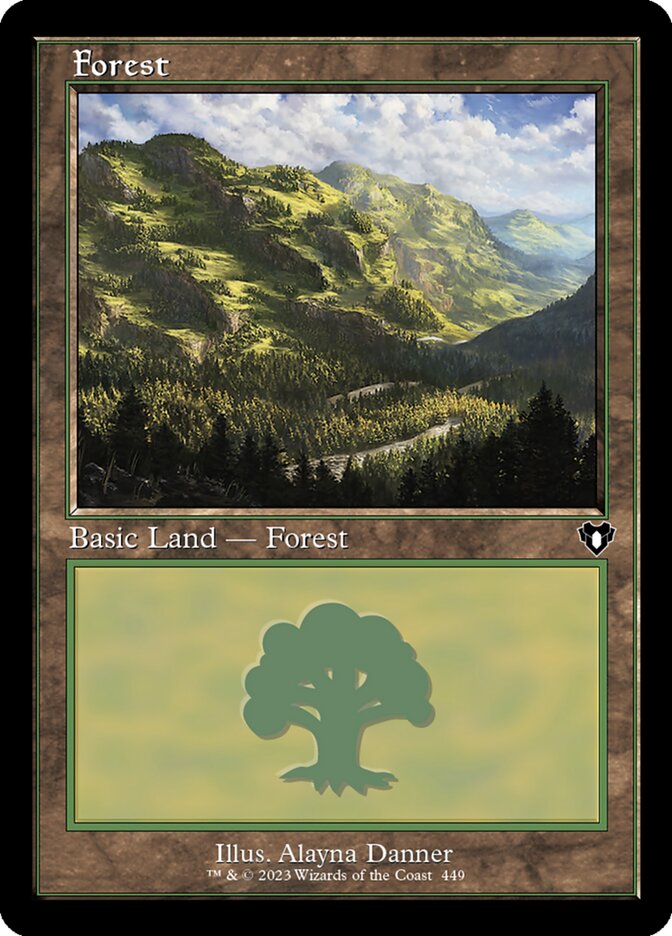 Forest card front