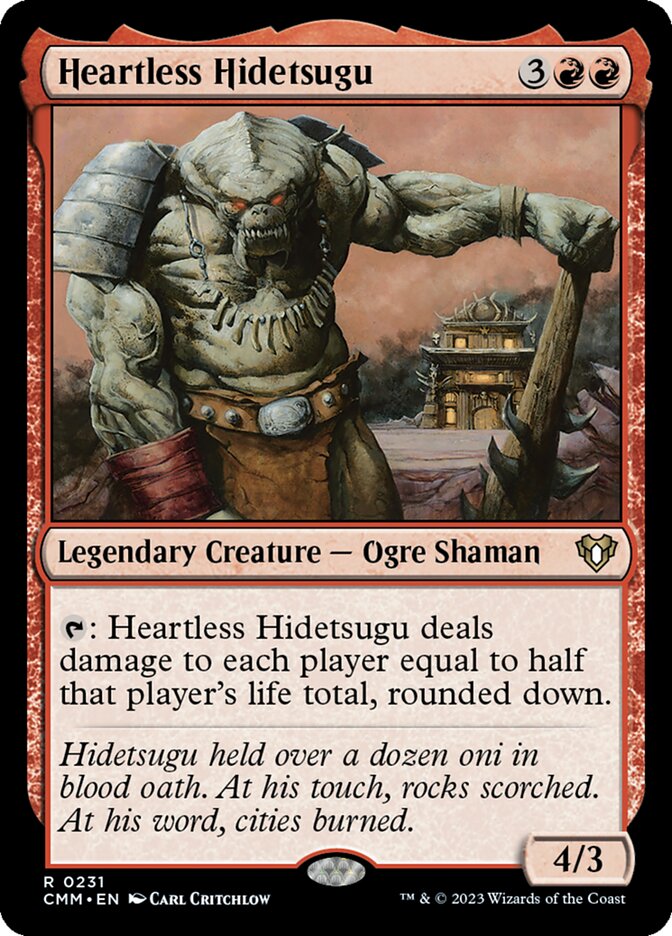 Heartless Hidetsugu card front