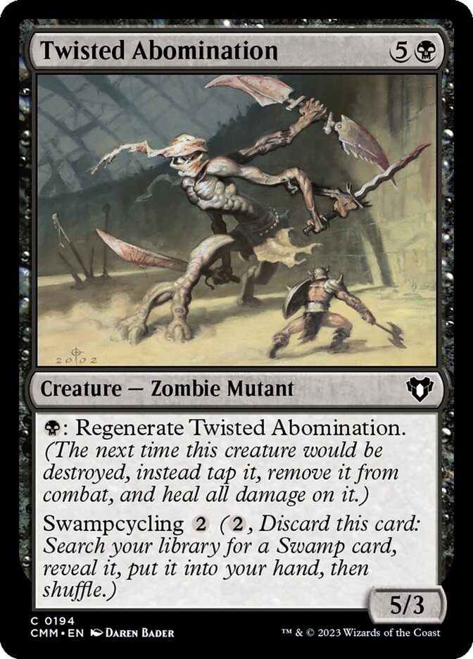 Twisted Abomination card front