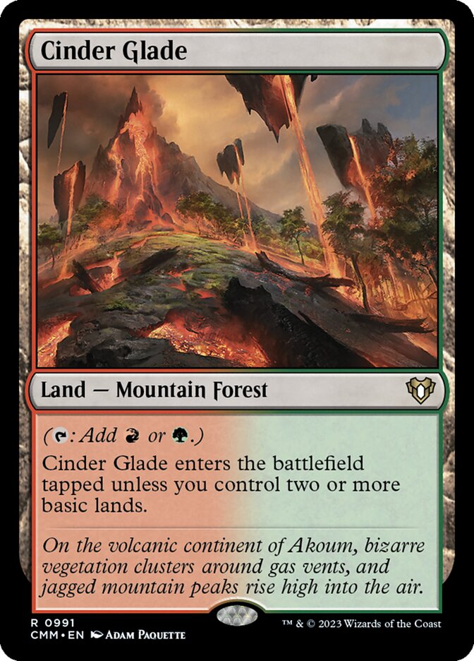 Cinder Glade card front