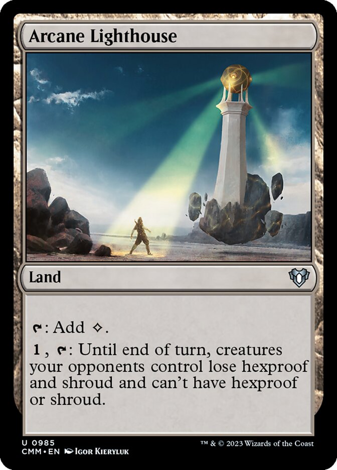 Arcane Lighthouse card front