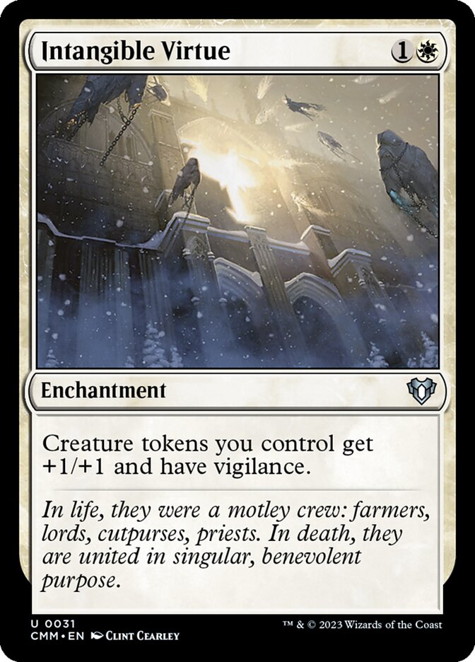 Intangible Virtue card front