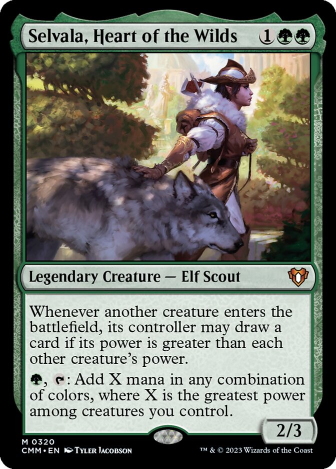 Selvala, Heart of the Wilds card front