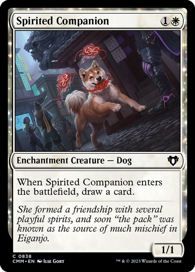 Spirited Companion card front