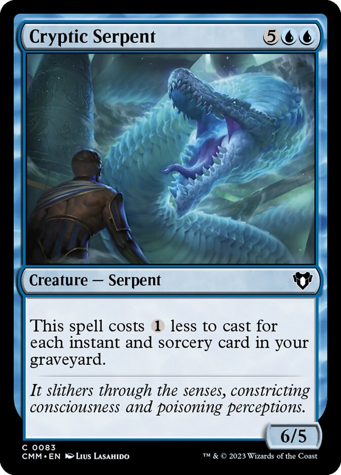 Cryptic Serpent card front