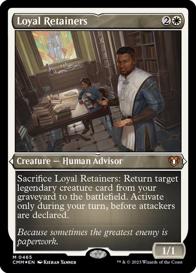 Loyal Retainers card front