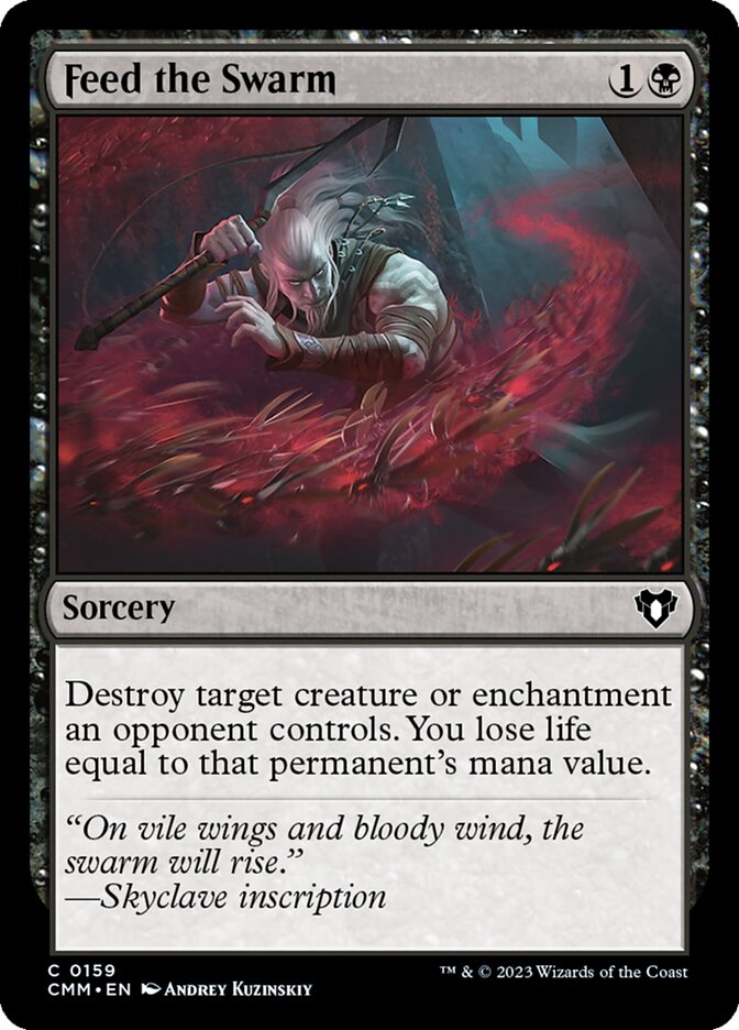Feed the Swarm card front