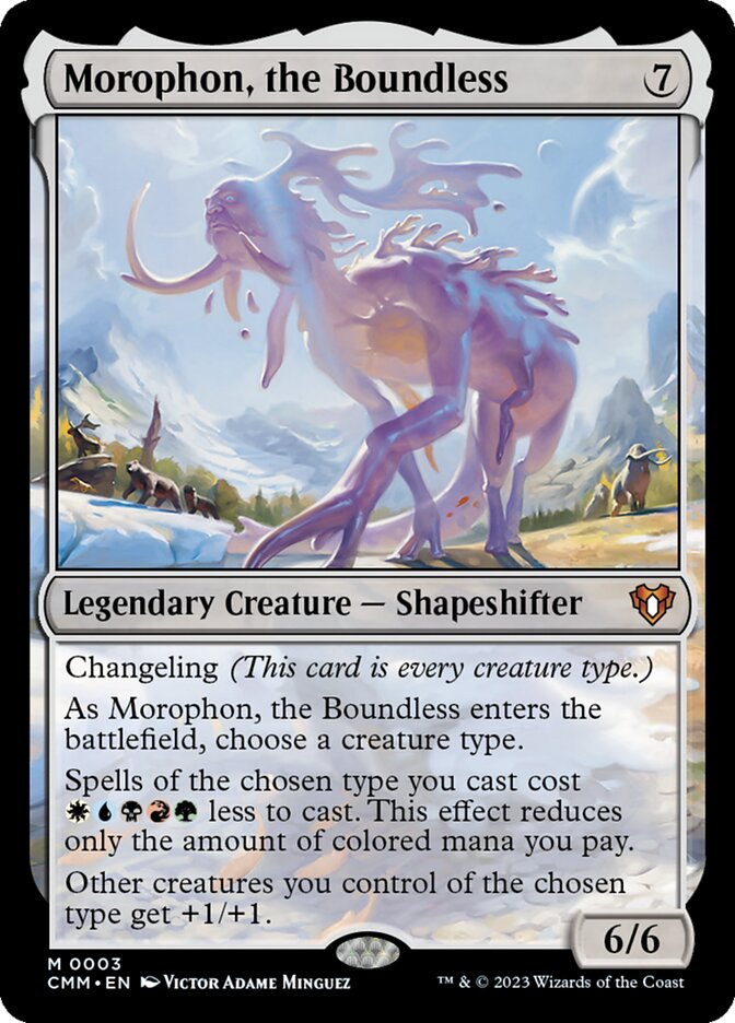 Morophon, the Boundless card front