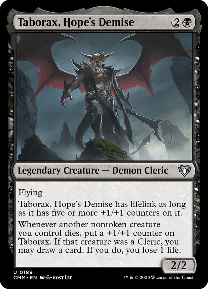 Taborax, Hope's Demise card front