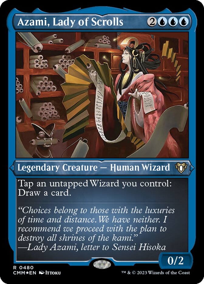 Azami, Lady of Scrolls card front