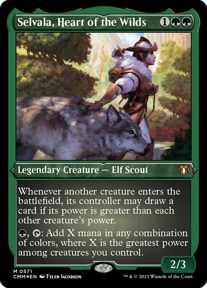 Selvala, Heart of the Wilds card front