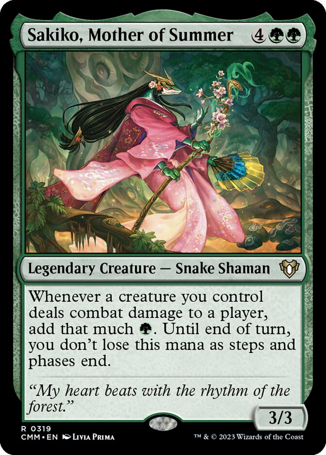 Sakiko, Mother of Summer card front