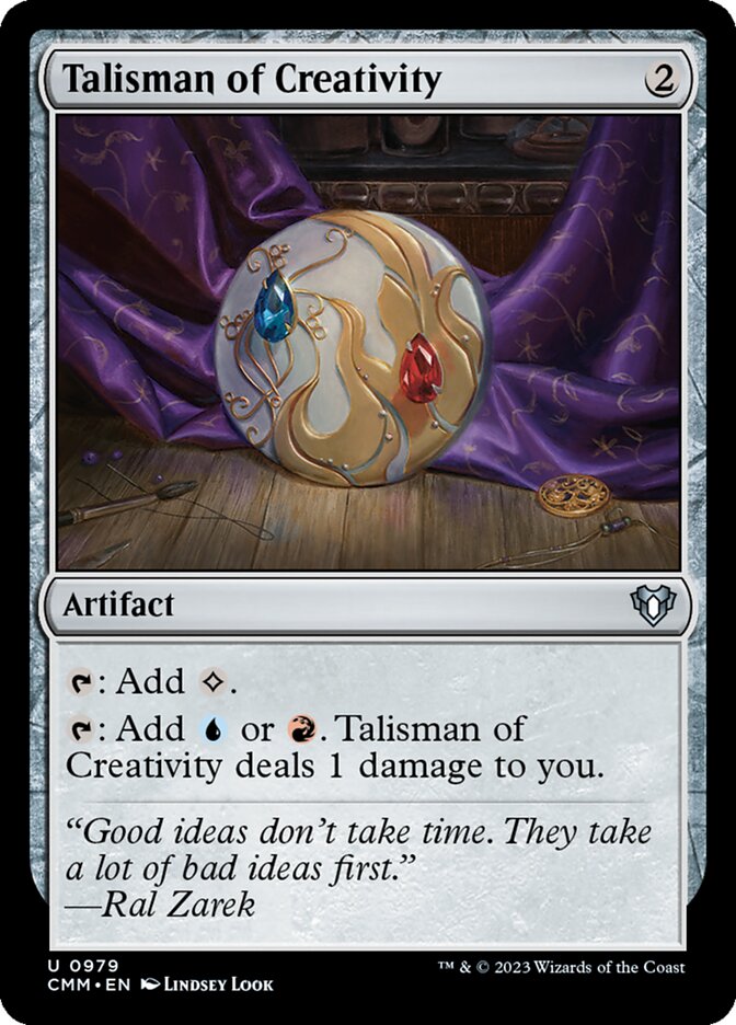 Talisman of Creativity card front